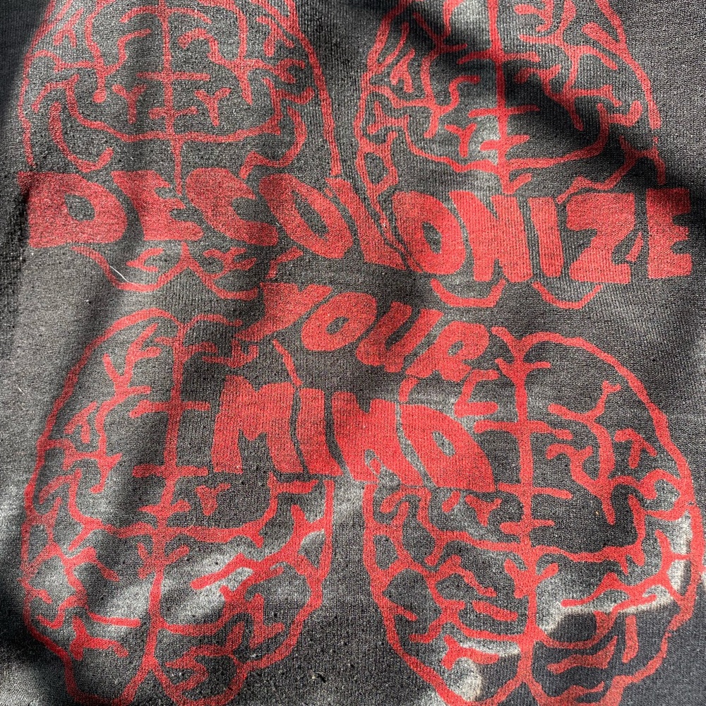 Crew Neck Sweater ✔️‼️ (Black and Red with Vintage Graphic)